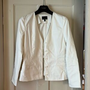 JUDITH & CHARLES white blazer/jacket - size 10